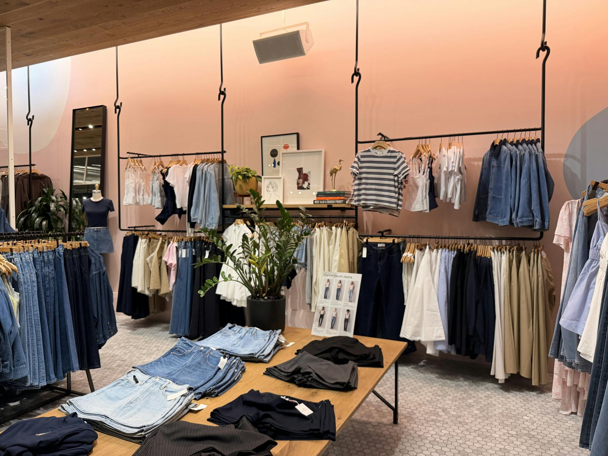 Student shopping for new clothes | Photo by Keira Bala