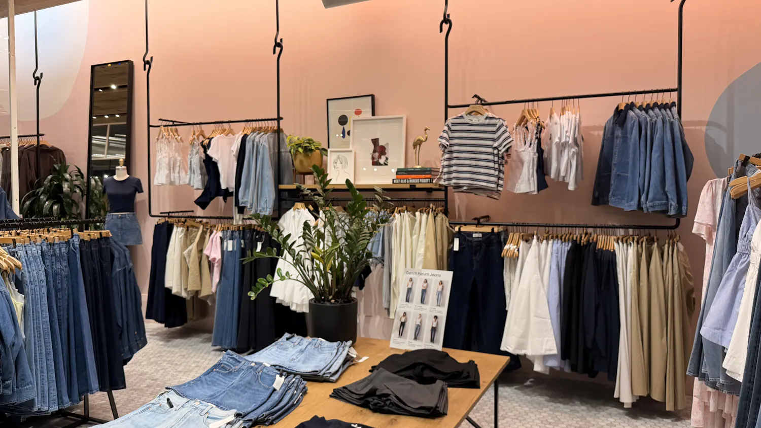 Student shopping for new clothes | Photo by Keira Bala