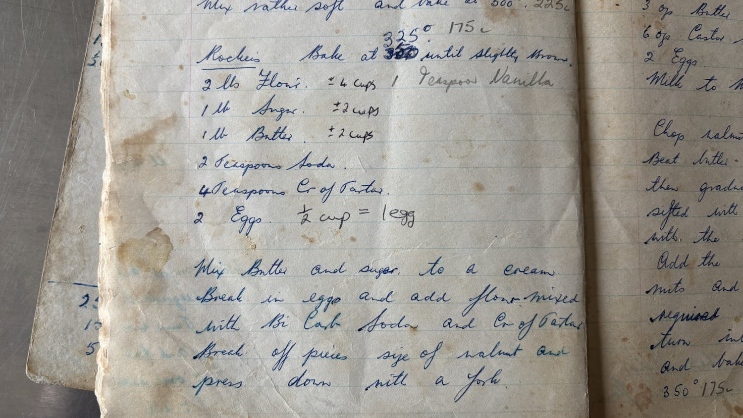 Calla Patino's great grandmother's Rockies recipe, Photo by Calla Patino.jpeg