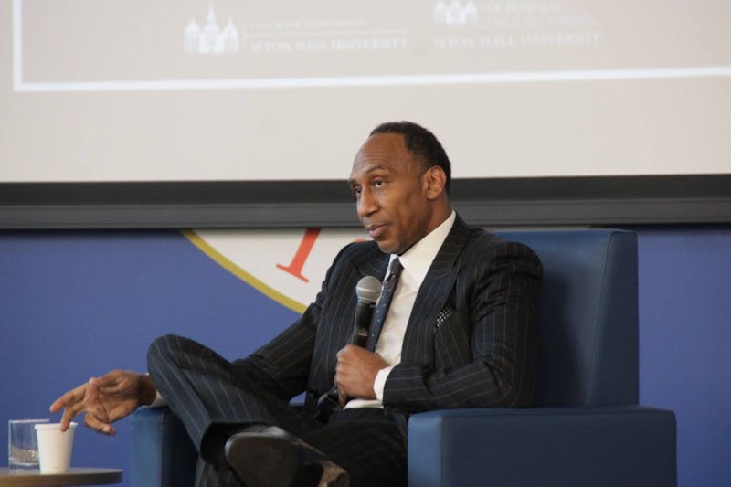 Stephen A. Smith engages with students, offers career insight during exclusive Q&A at Seton Hall