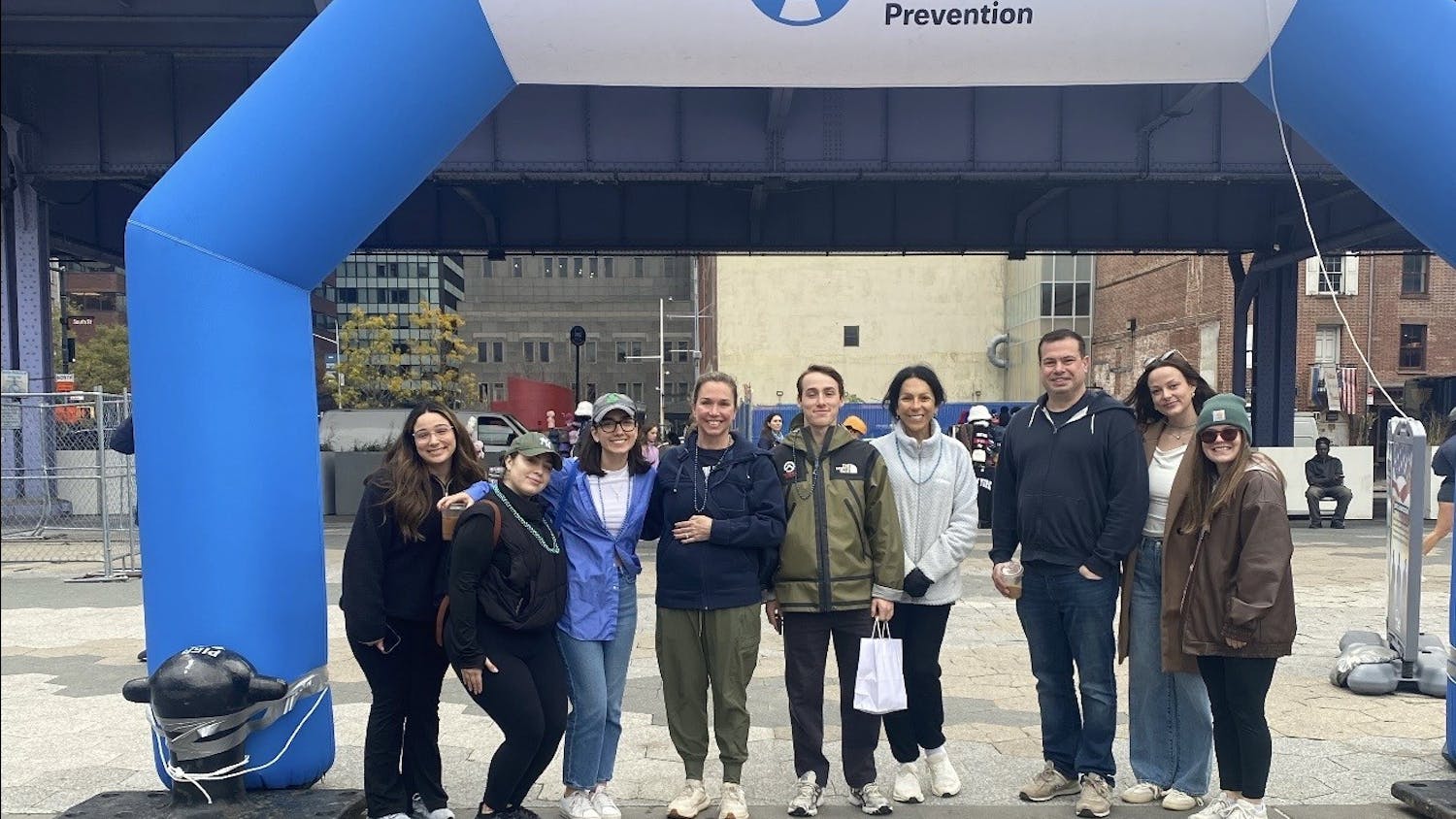 Seton Hall CARES at a walk organized in honor of National Suicide Prevention week Photo courtesy of Katherine Ryan.jpg