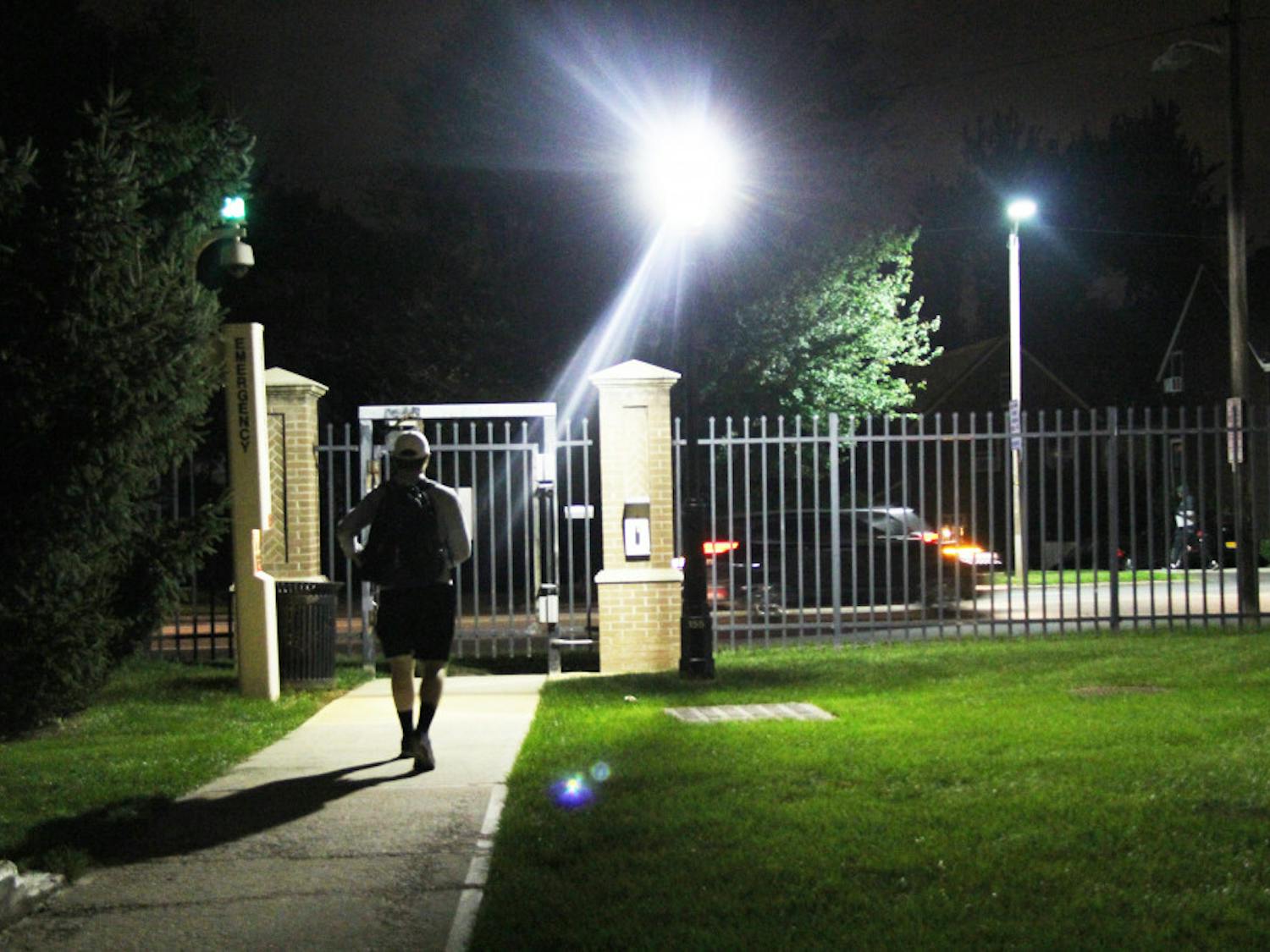 Gate-at-Night-Merinda-Gruszecki