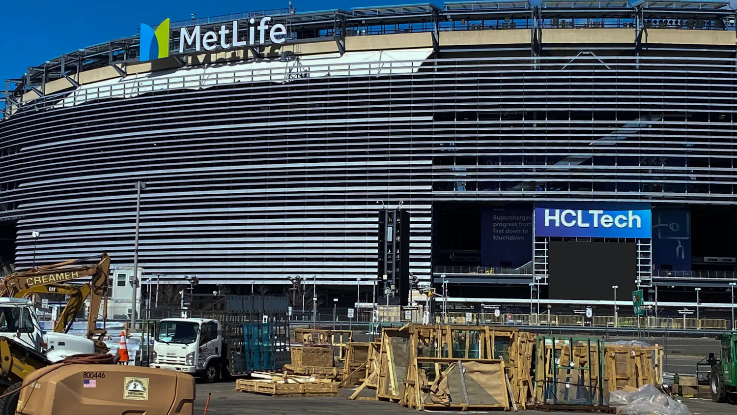 MetLife Stadium under construction | Photo by Julianna Caliri