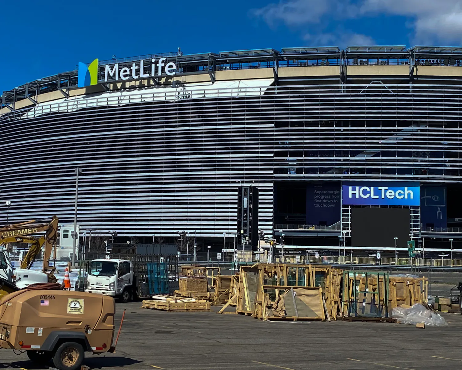 MetLife Stadium under construction | Photo by Julianna Caliri