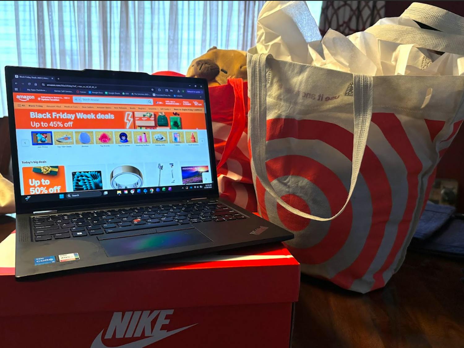 Black Friday haul | Photo by Jules Caliri