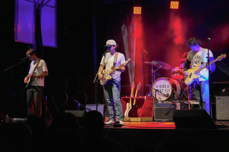 Kin Fly Band Kids That Fly rock Seton Hall at SAB’s Music Under the Stars event ...
