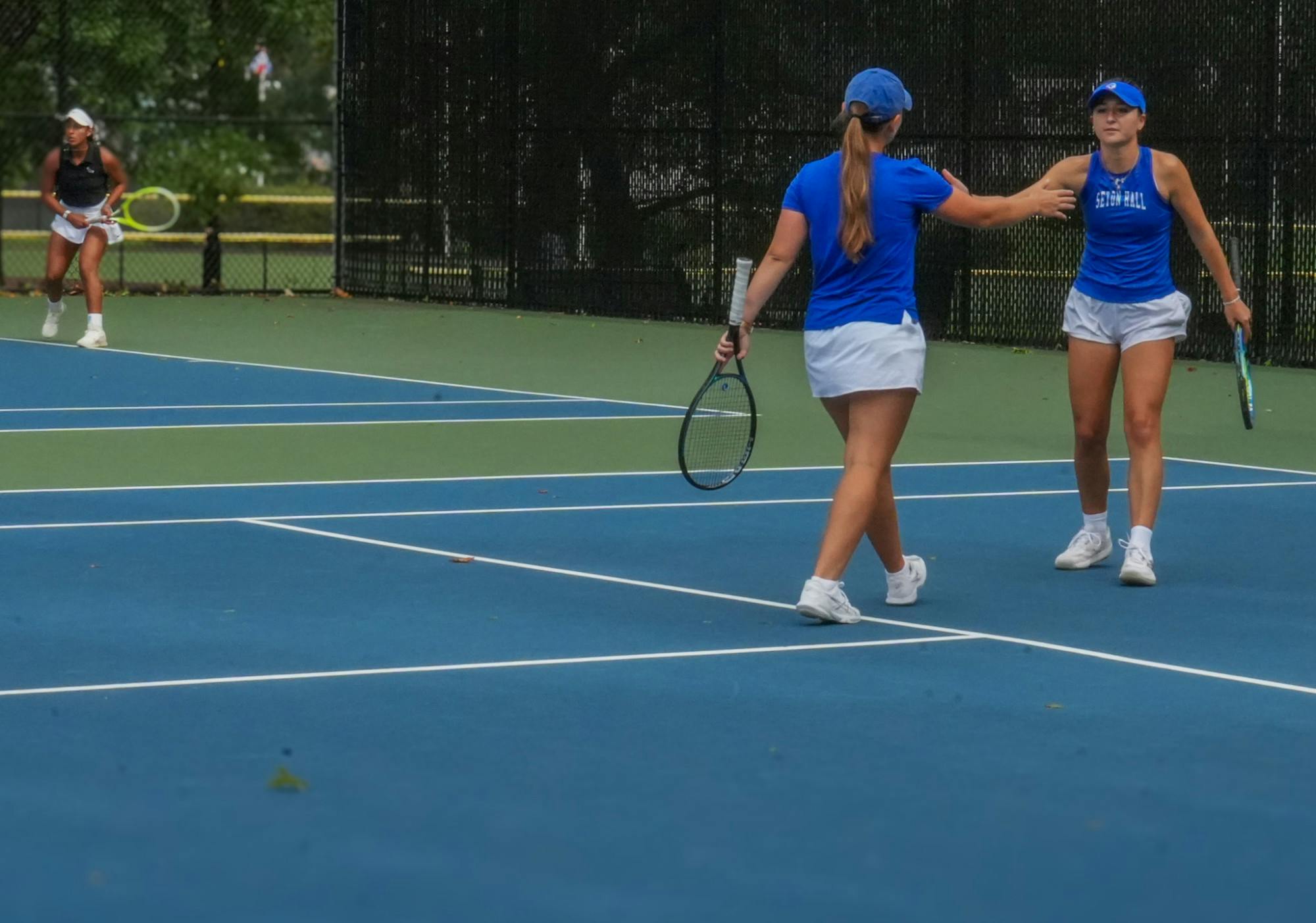 Women's Tennis Match at Ivy Hill, Jakeline Rodriguez, The Setonian