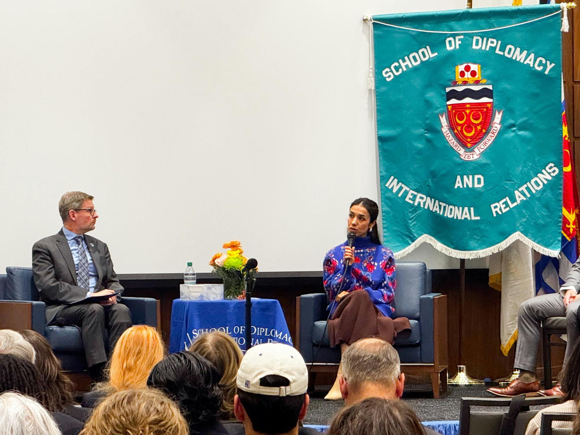 Nadia Murad, Nobel Peace Prize Laureate, Visits SHU | Photo by Jonathan Rivera