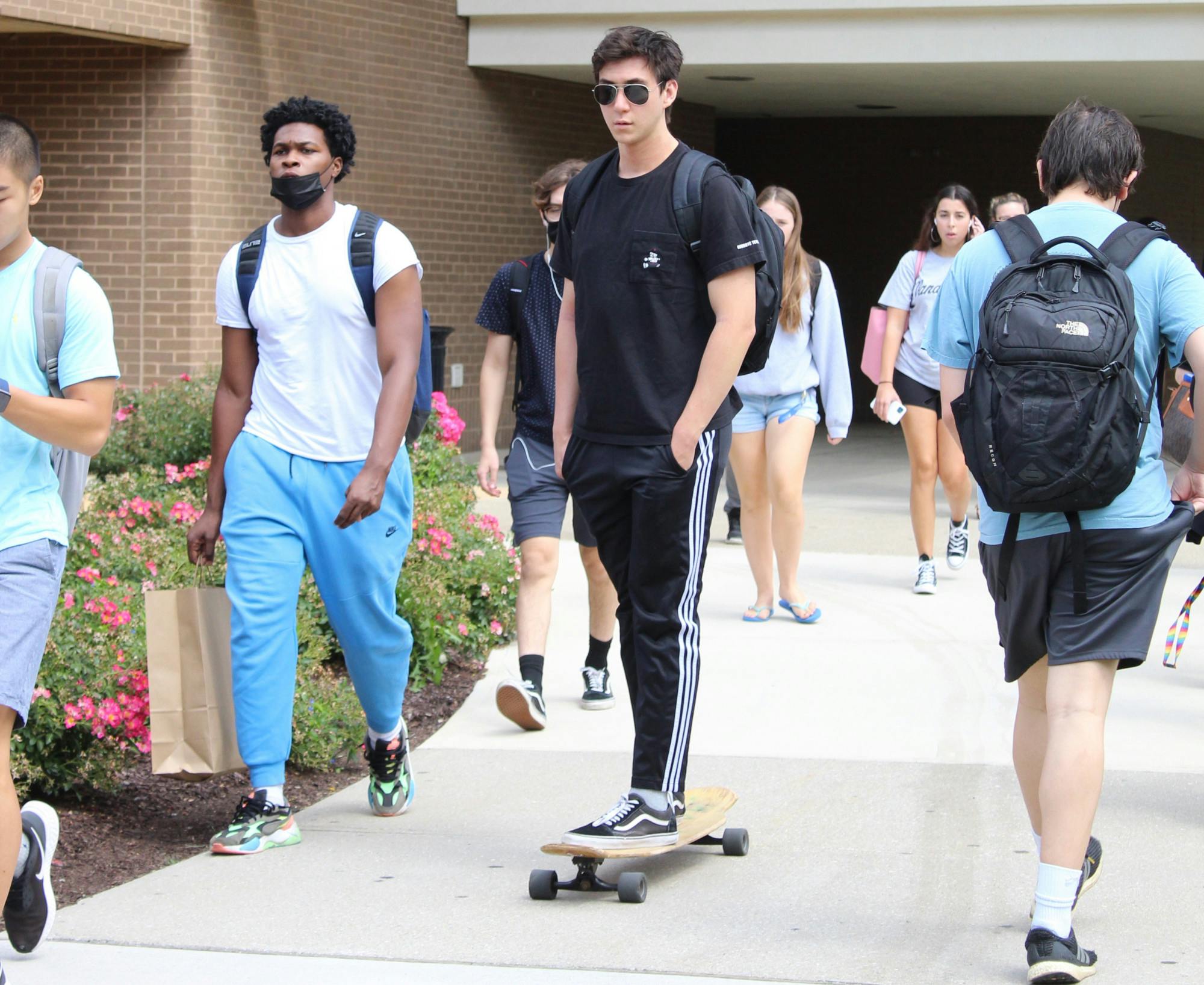 students on green.JPG