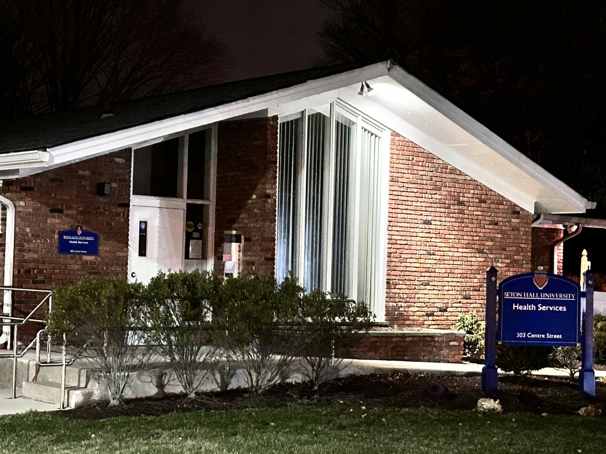 The Health Center, located across from Seton Hall's main gate | Photo by Caitlin Harvey