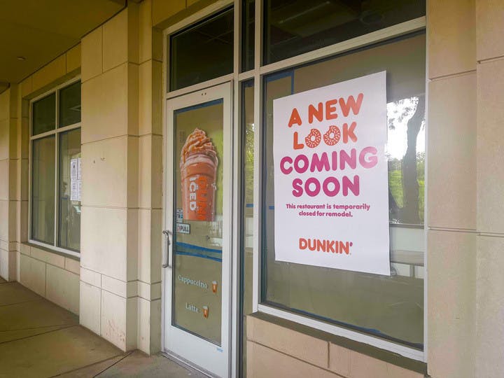 dunkin renovations