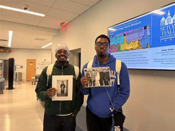 Students Holding Pictures of BTS and Justin Bieber, Abiha Rupani, The Setonian