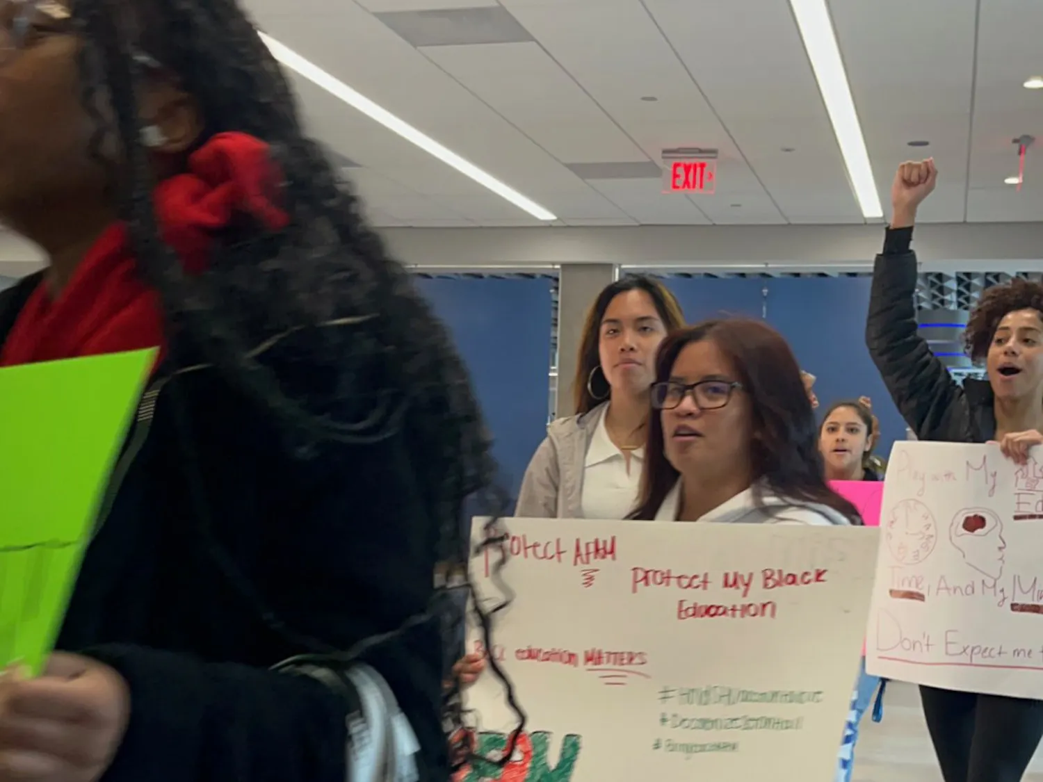 AFAM protesters 2023