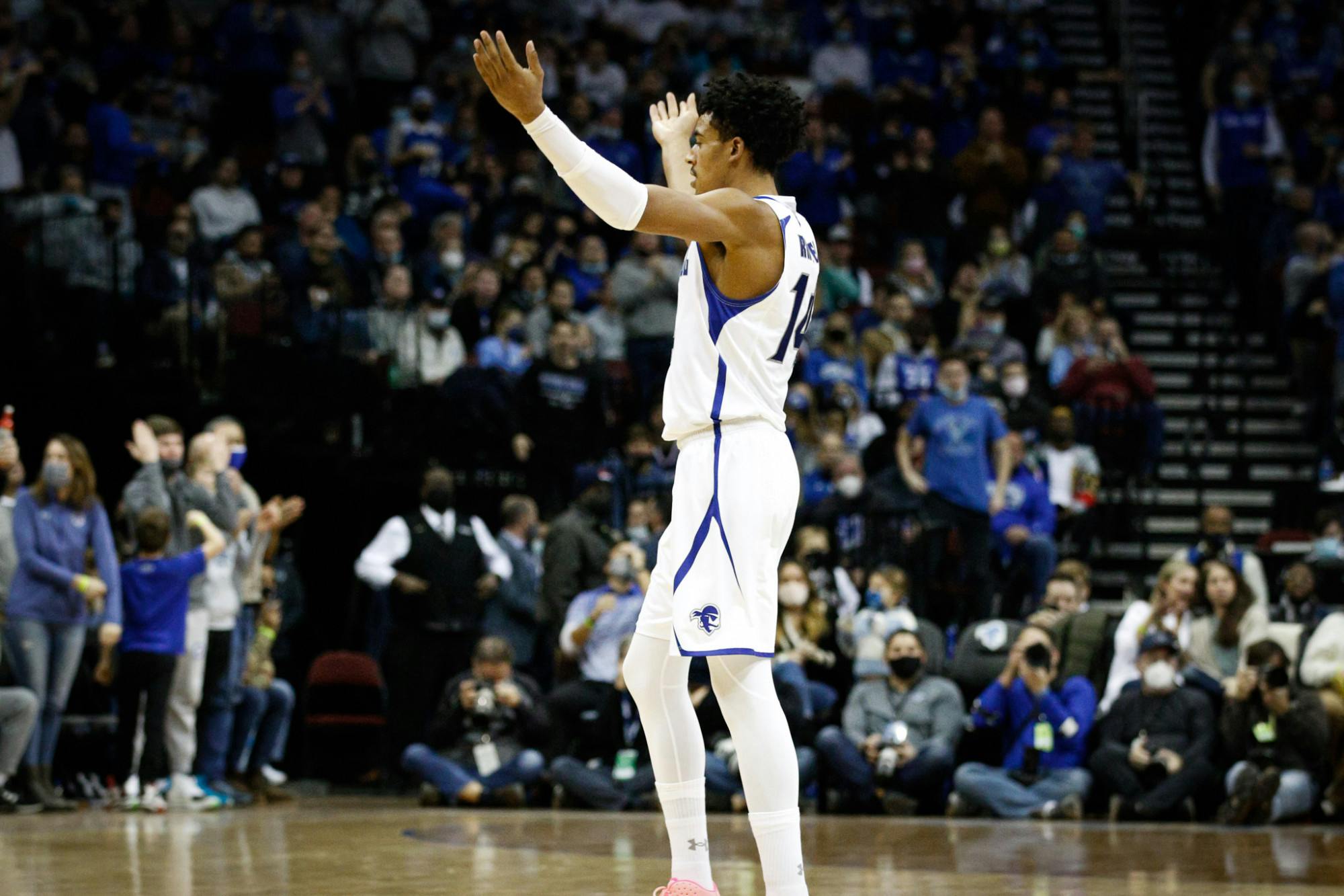 Seniors Go Out With a Bang as Pirates Down Georgetown 73-68 - Vimarsana News