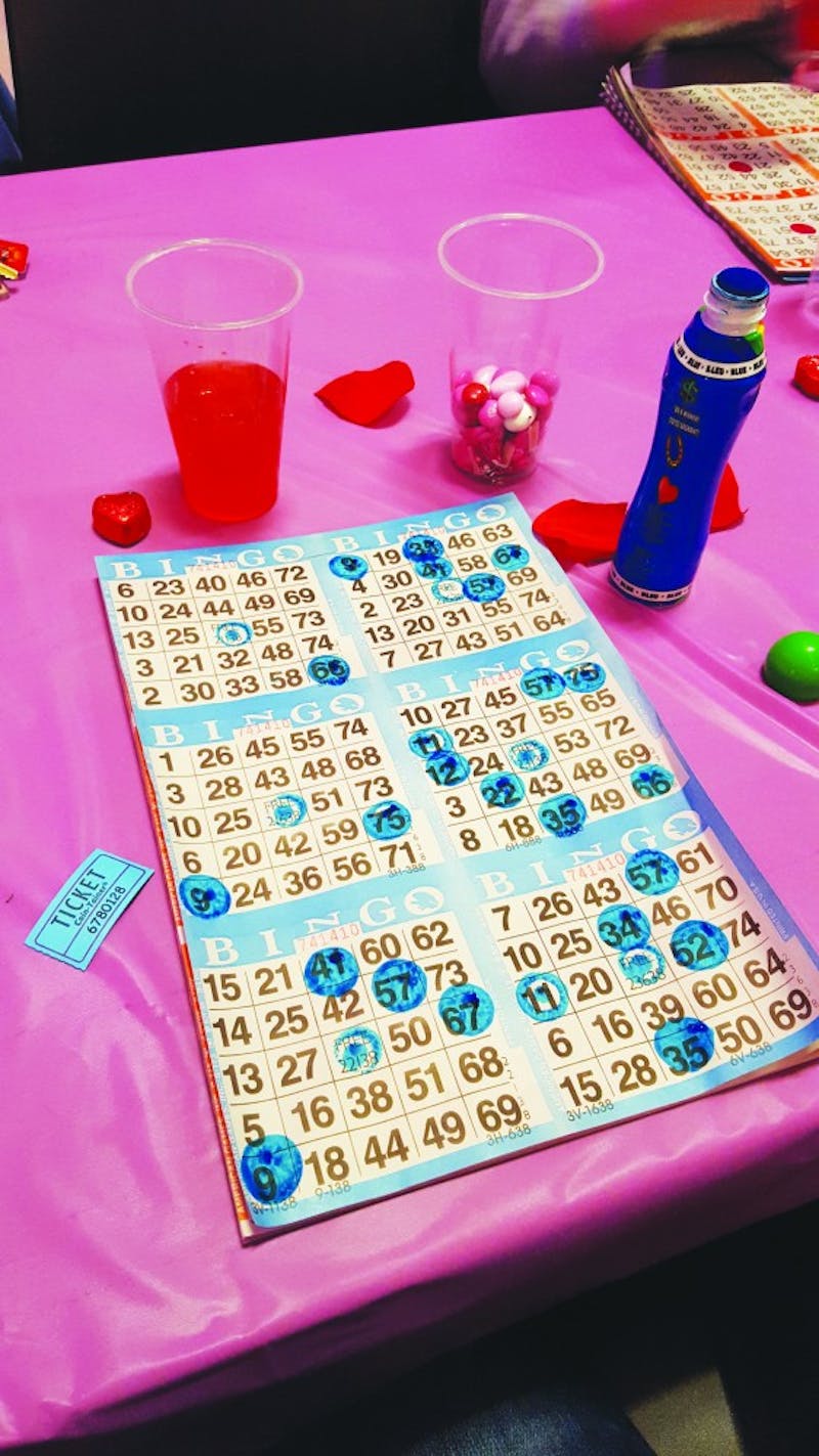 Valentine’s Day Bingo was hosted by the Activities Program Board Thursday, Feb. 11.