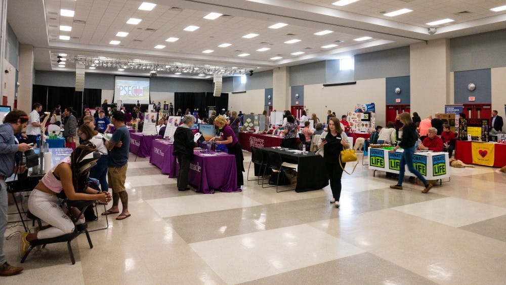 Students relax, enjoy free massages at Counseling Center’s 14th Wellness Fair