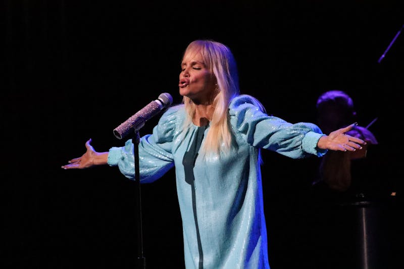 Chenoweth exclaimed that the acoustics in the H. Ric Luhrs Performing Arts Center rivaled that of Carnegie Hall in New York.