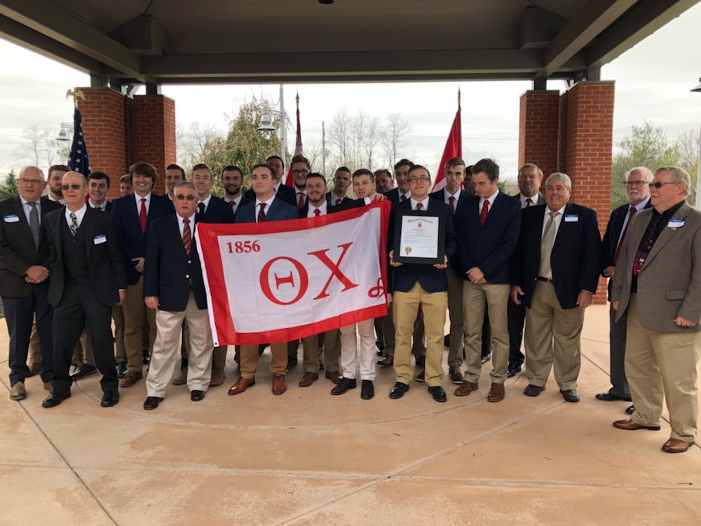 Theta Chi fraternity reinstated at Shippensburg University after 30 years of absence