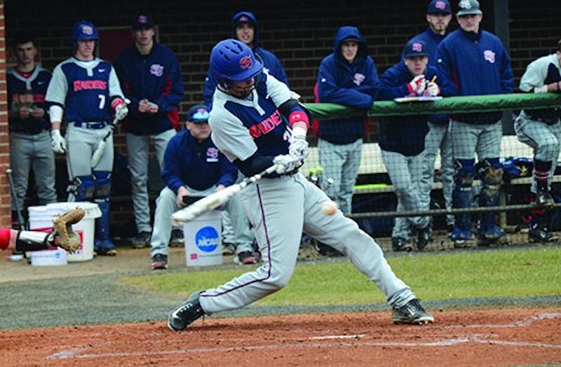 Dalton Hoiles has been extremely productive for the Raiders this season, hitting a home run in Game 3 against Catawba.