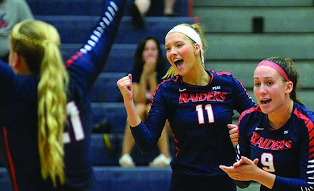 Volleyball remains unblemished in PSAC play