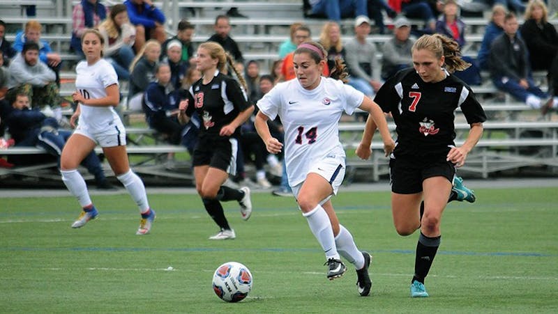 Forward Taylor Moore has done her best to pick up the offense’s production in the recent skid. Moore started the season hot, scoring a goal in each of the first three games, but has since cooled off along with the rest of the team. She consistently shoots, grabbing four shots in the games against ESU and Seton Hill.