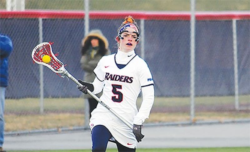 Kyra Shank led the Raiders offensively in their 12-7 victory over rival Seton Hill, notching her first hat trick of the season and the third of her career.