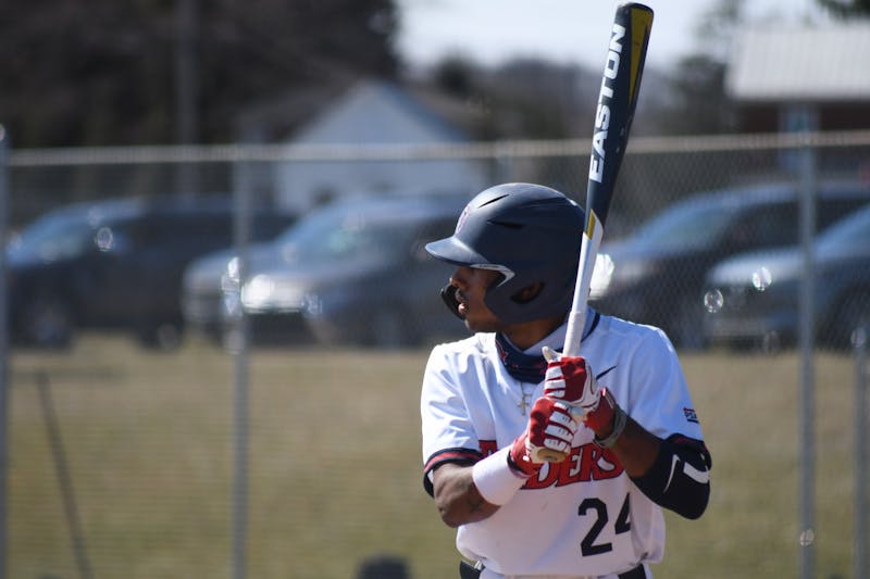 SU's JuJu Cason went 1-for-6 with a walk Friday against East Stroudsburg University at Fairchild Field.  