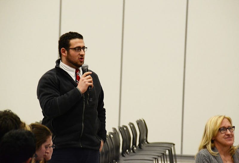 Student Senator Dominic Giovanniello gives his perspective on the proposed tuition plan.