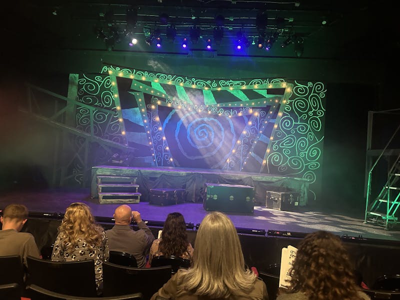 The stage of ‘Nevermore: The Imaginary Life and Mysterious Death of Edgar Allan Poe’ at the Cumberland Theater. The last showing was on Oct. 27.