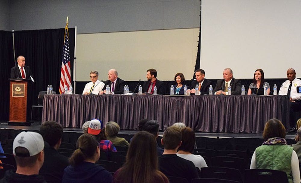 Politicians engage public at drug forum