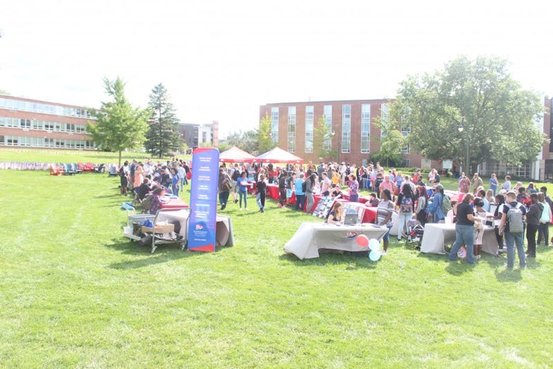 SU’s Major/Minor Fair has been held the last four years with the intention of helping students explore the various programs the university has to offer. Every academic department was represented at the fair.