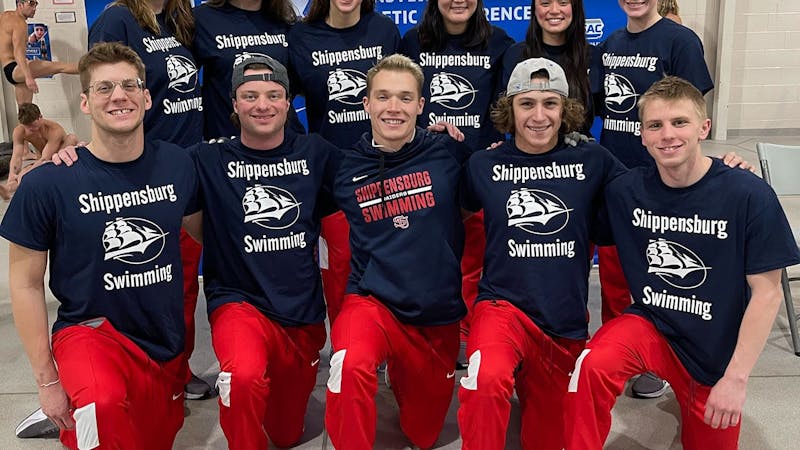 Shippensburg’s five competing seniors were honored before the 2022 PSAC Championships final evening session as their decorated careers come to a close.