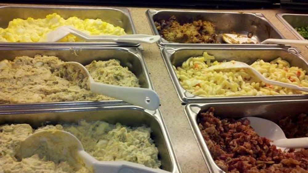 Local supermarket offers Giant salad bar