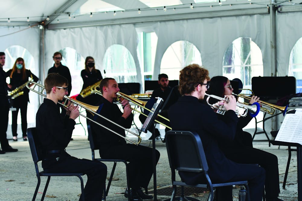 Music department hosts outdoor concert to public