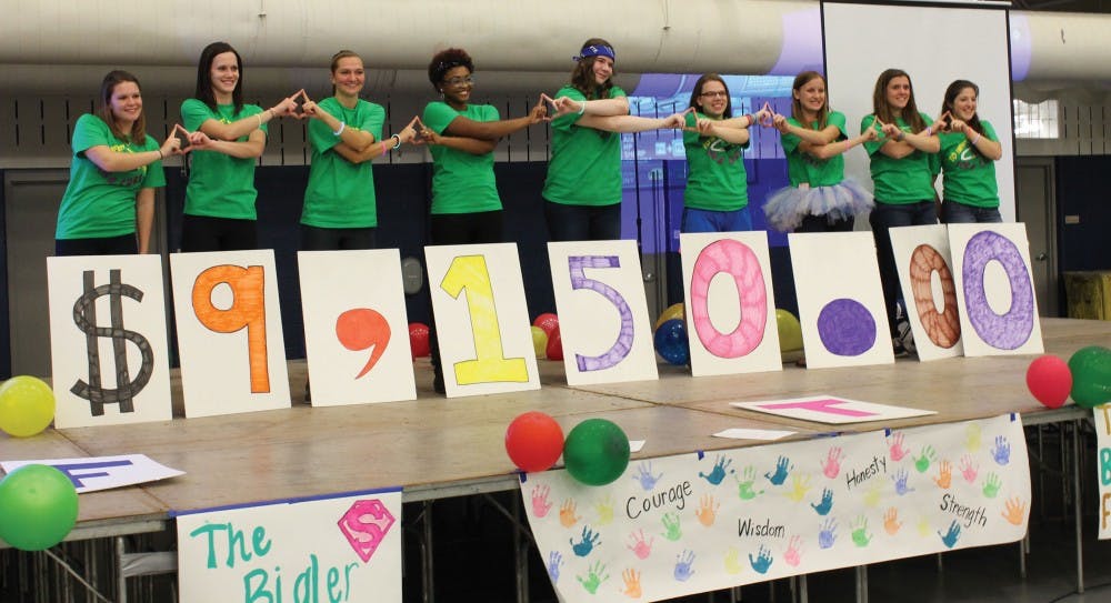 SU bands against childhood cancer at Mini-THON