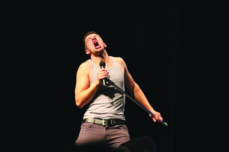 James Bailey was the returning champion from the previous lip sync competition. He came in first place again this year after singing “It’s Raining Men.”