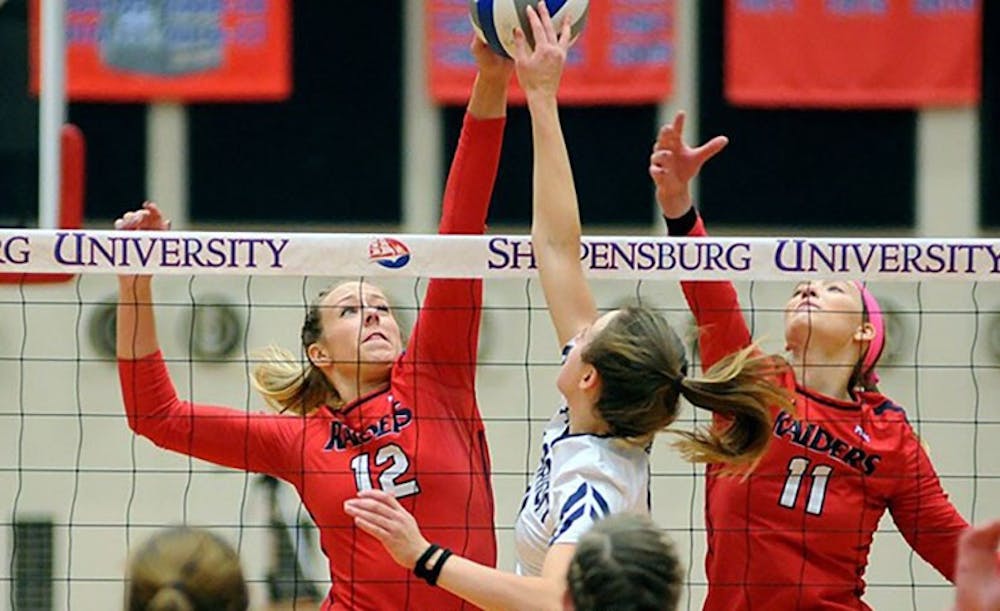 Volleyball continues winning streak against Clarion, IUP