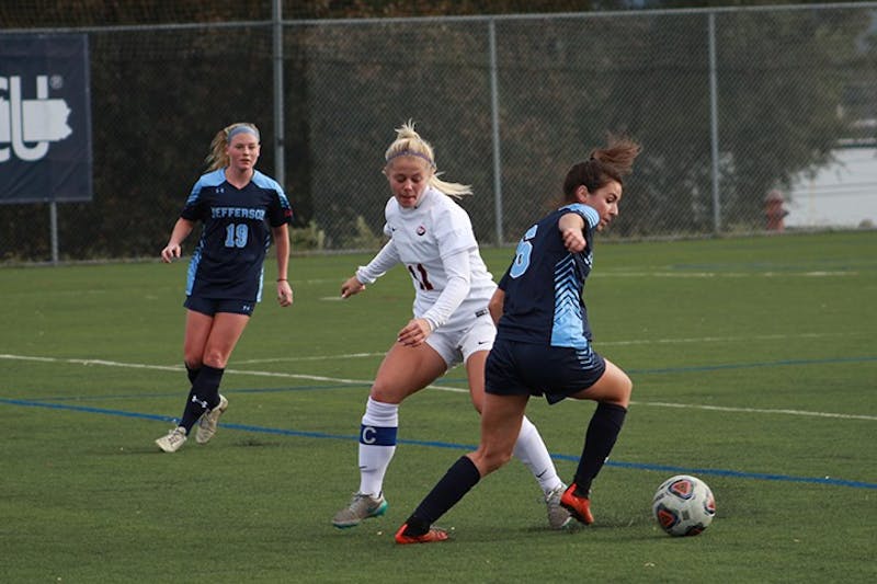 Beth McGee (No. 11) is one of several graduating seniors on the women’s squad.