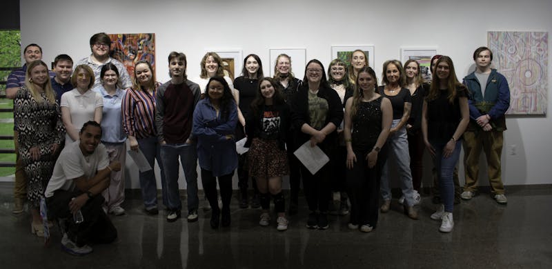 The 46th Annual Juried Student Art Exhibit opened on Saturday, April 27, in the Kauffman Gallery.&nbsp;