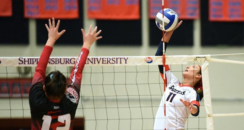 DeFloria is one of a handful of dual-sport student-athletes at SU. She experienced tremendous success in both volleyball and track.