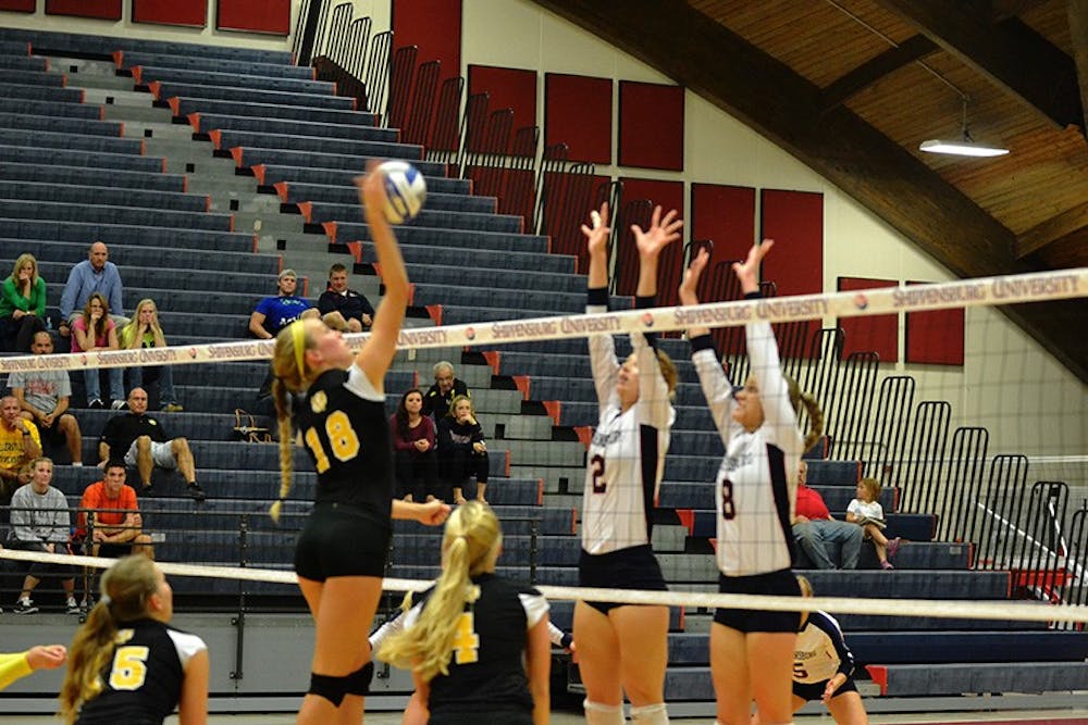 Volleyball falls to Kutztown; sweeps East Stroudsburg