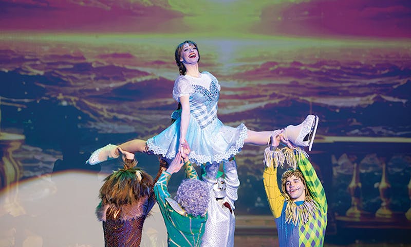 Julia Beichler played Dorothy in ‘The All New Wizard of Oz on Ice’ at Luhrs.