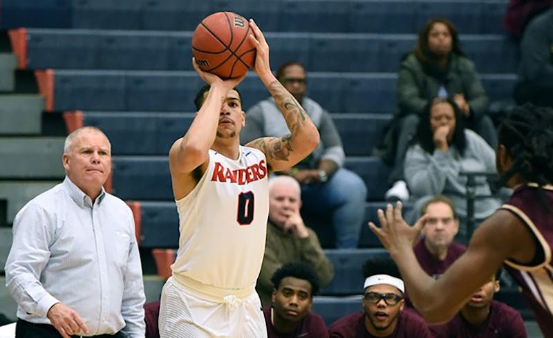 Antonio Kellem has a career night for the Raiders in their win over Kutztown on Saturday afternoon. He poured in a career-high 31 points on 9-of 16 shooting.&nbsp;