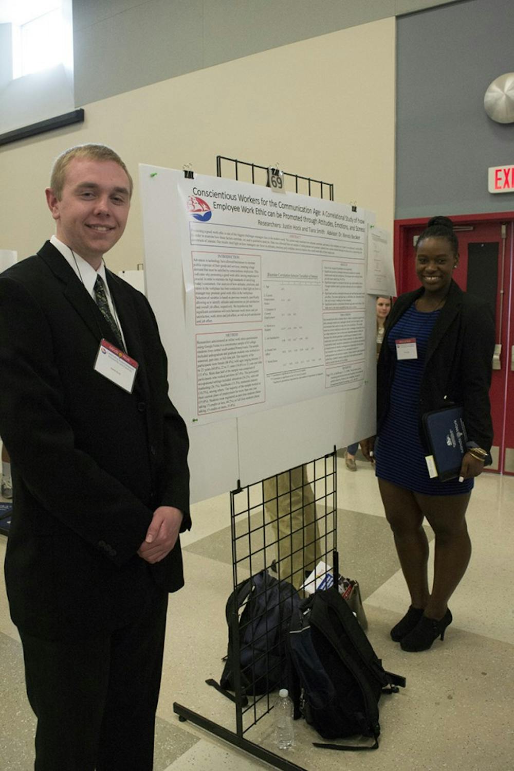 Students exhibit research