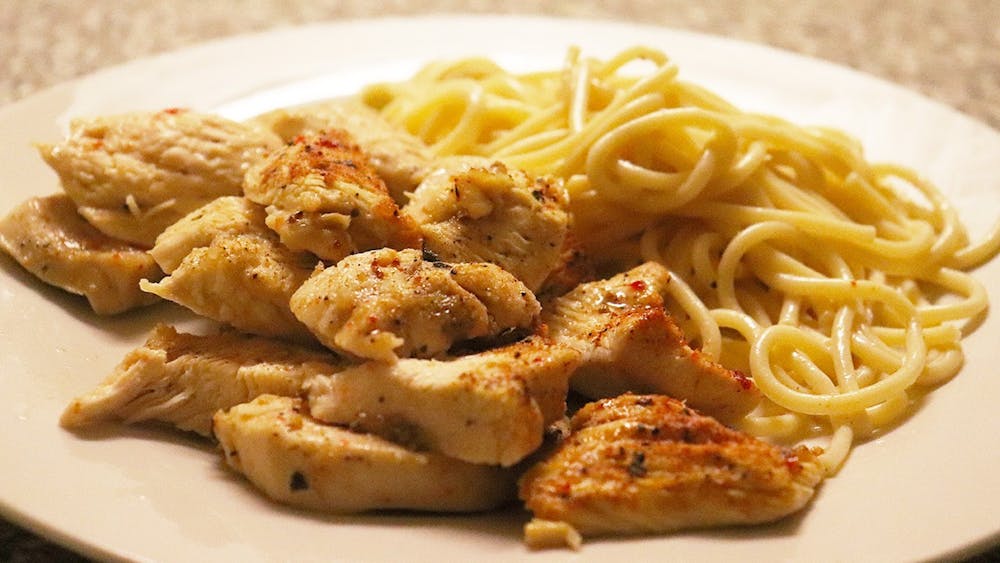 Recipe of the Week: Italian Chicken with Cheesy Spaghetti