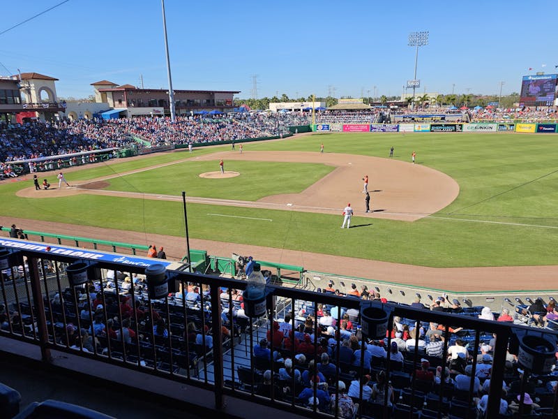 BayCare Ballpark in Clearwater, Florida, the spring training home of the Phillies, during a game ahead of the 2025 season.