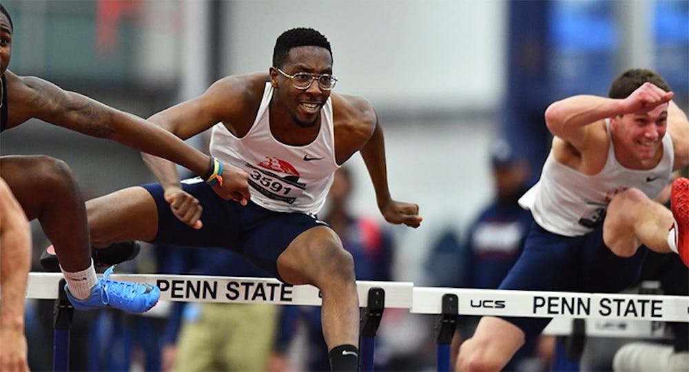 Bowman’s record highlights indoor meet for split squad over weekend