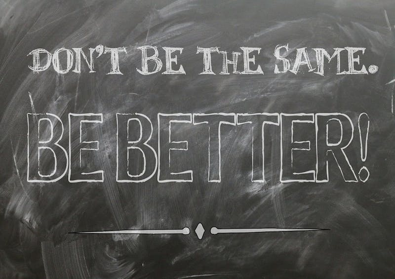 When looking back at past experiences, you could choose to mourn over them or use them as lessons to better yourself.