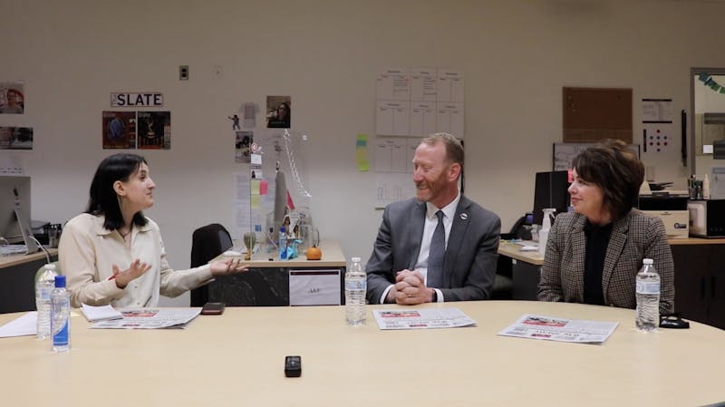 Charles Patterson, SU’s president, and Colleen Patterson, SU’s first lady, sit down for an interview with Katie Huston, The Slate’s Ship Life Editor.