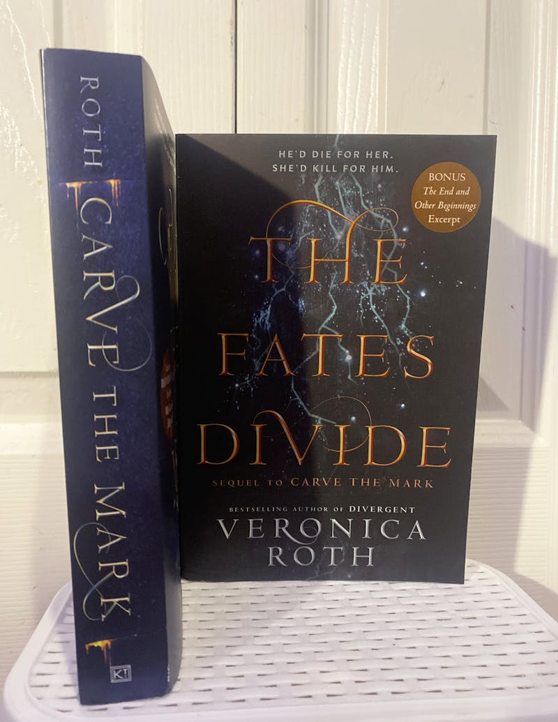 The front cover to “The Fates Divide” by Veronica Roth.